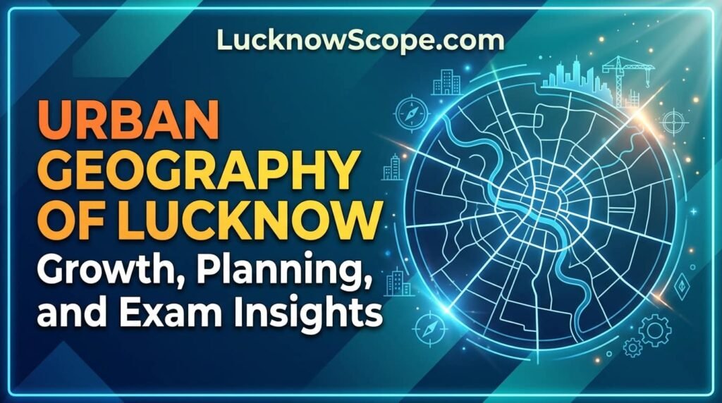 Urban Geography of Lucknow Growth, Planning, and Exam Insights