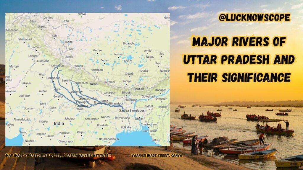 Major rivers Of Uttar Pradesh and their significance